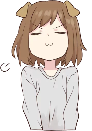 😏 Стикер «dog girl» для Telegram
