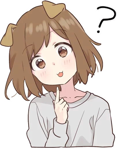 ❓ Стикер «dog girl» для Telegram