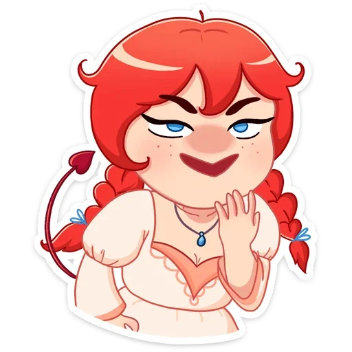 😈 Стикер «Эри» для Telegram