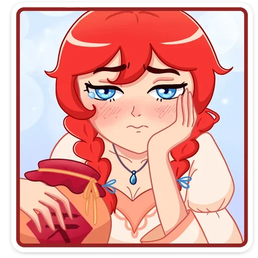 ☹ Стикер «Эри» для Telegram