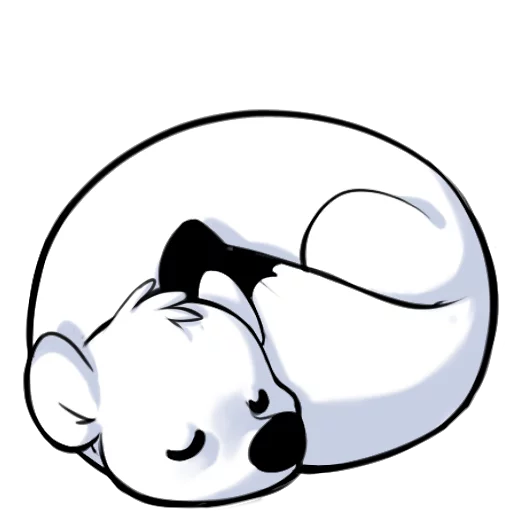 😴 Стикер «Ermines» для Telegram