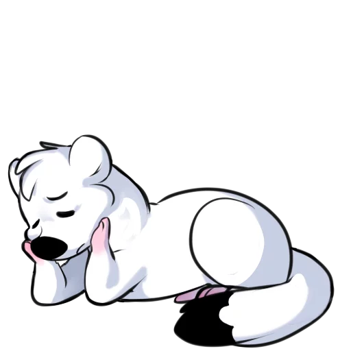 🙁 Стикер «Ermines» для Telegram