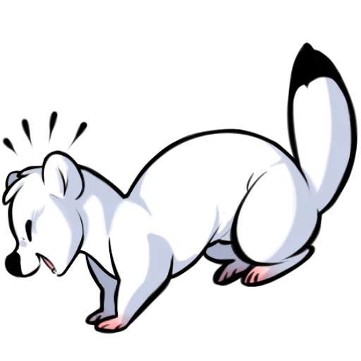 😄 Стикер «Ermines» для Telegram