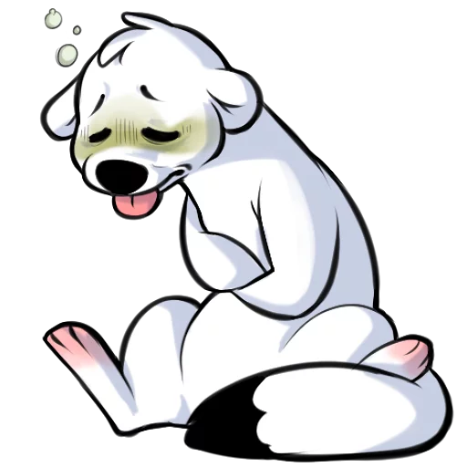 😷 Стикер «Ermines» для Telegram