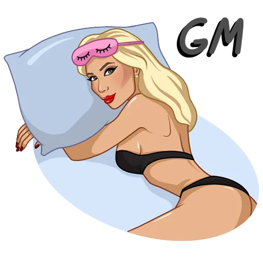 ☀️ Стикер «Erotic Kate» для Telegram