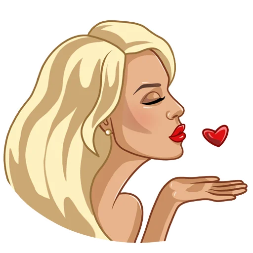 😘 Стикер «Erotic Kate» для Telegram