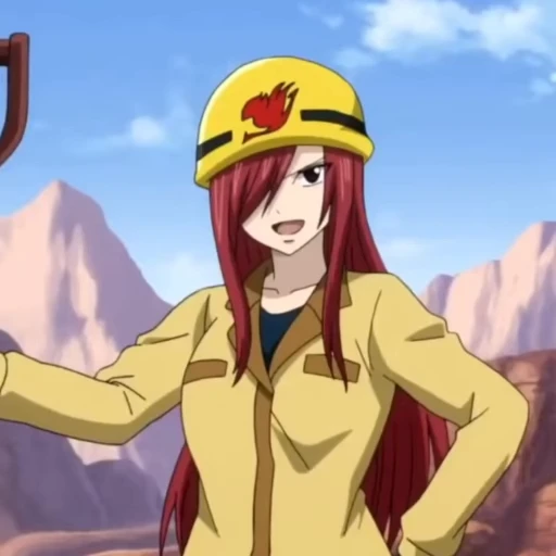 😊 Стикер «Erza Scarlet» для Telegram