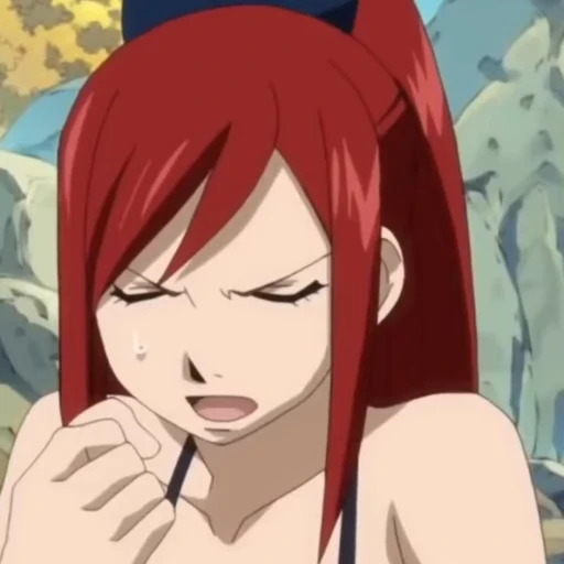 😠 Стикер «Erza Scarlet» для Telegram
