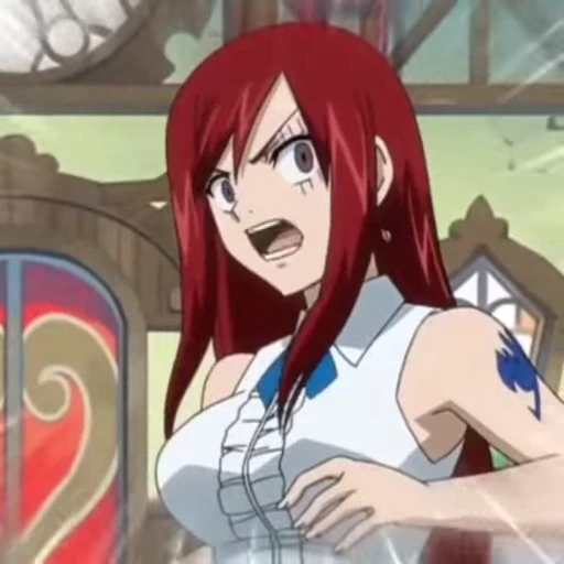 🤬 Стикер «Erza Scarlet» для Telegram