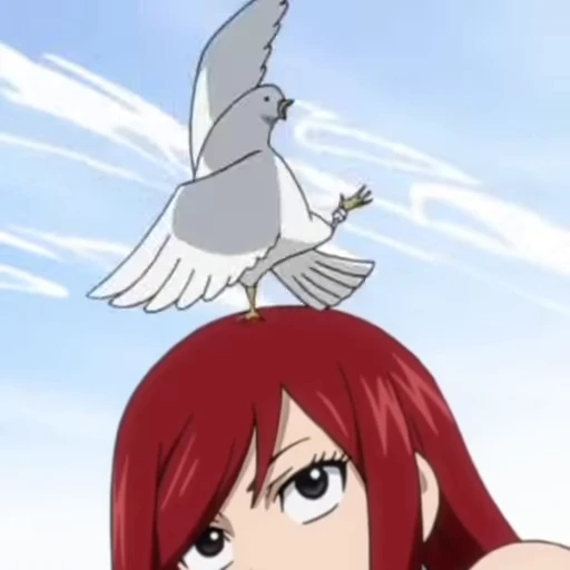 😥 Стикер «Erza Scarlet» для Telegram