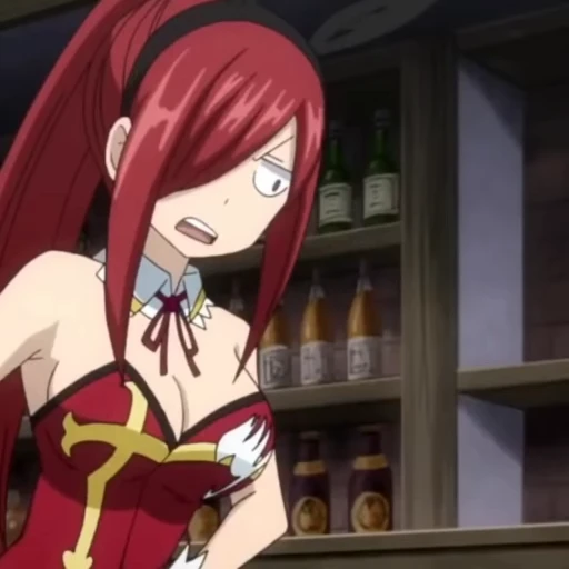 🥴 Стикер «Erza Scarlet» для Telegram