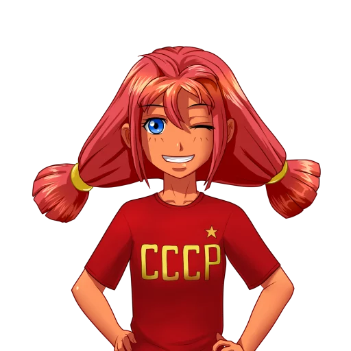 😉 Стикер «Ulyana Everlasting Summer» для Telegram