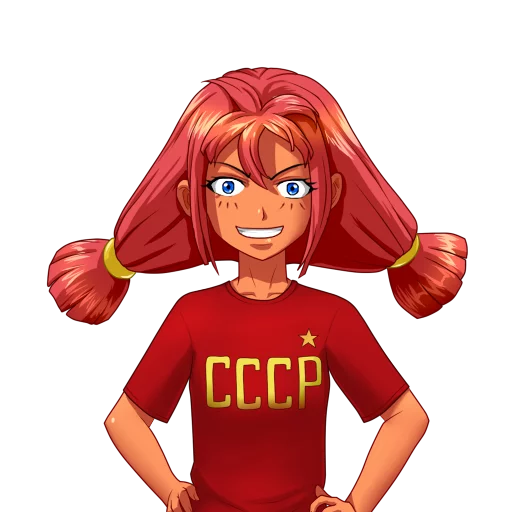 😈 Стикер «Ulyana Everlasting Summer» для Telegram