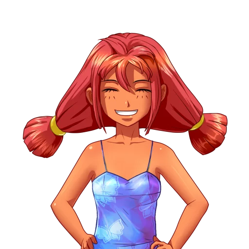 😁 Стикер «Ulyana Everlasting Summer» для Telegram