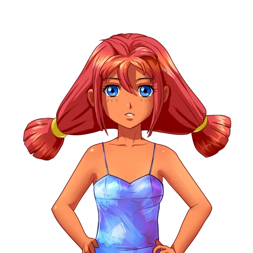 😐 Стикер «Ulyana Everlasting Summer» для Telegram