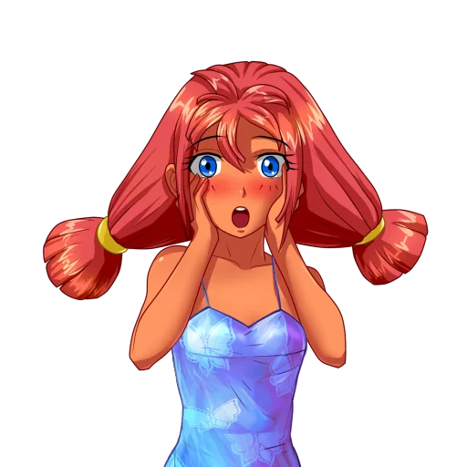 😳 Стикер «Ulyana Everlasting Summer» для Telegram