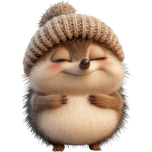 ☺️ Стикер «Милый еж» для Telegram