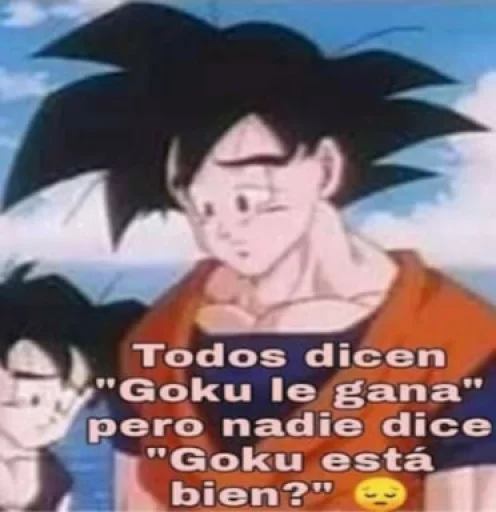 😔 Стикер «espanole dragon ball stickers» для Telegram