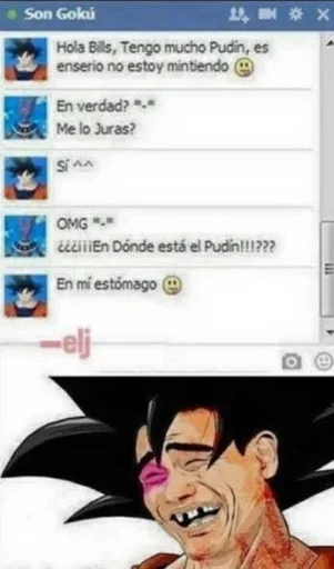 🤕 Стикер «espanole dragon ball stickers» для Telegram