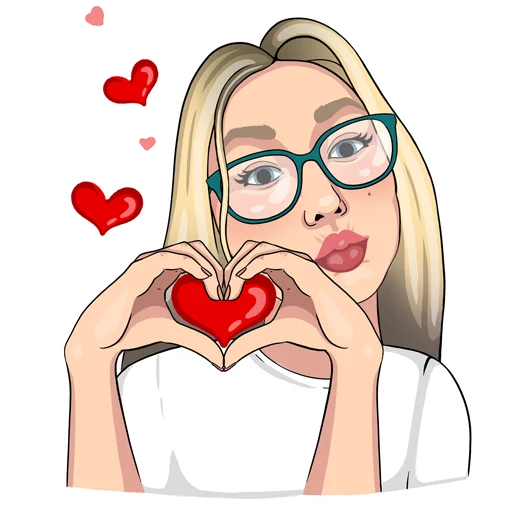 😘 Стикер «happytobemom» для Telegram
