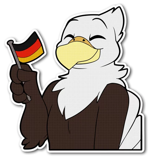 🇩🇪 Стикер «Kaiser Alexander» для Telegram