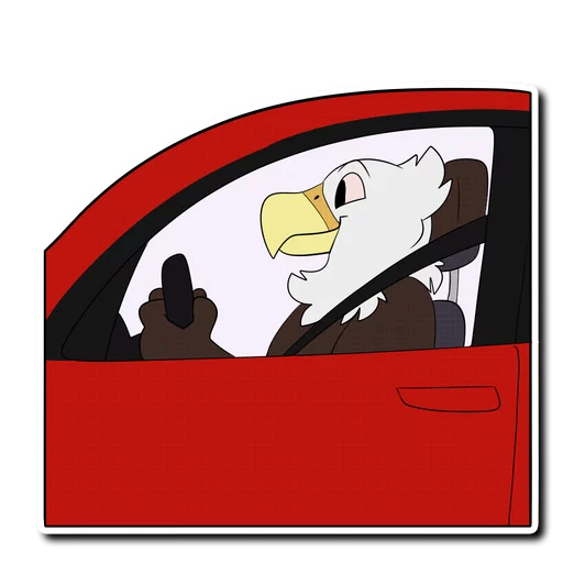 🚗 Стикер «Kaiser Alexander» для Telegram