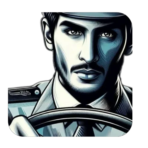 🚗 Стикер «Поговорим о работе» для Telegram