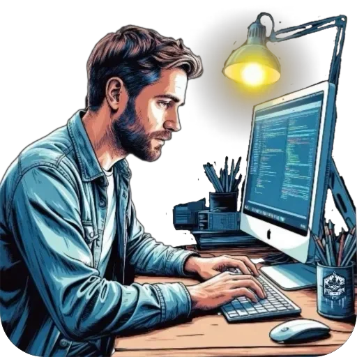 🖥 Стикер «Поговорим о работе» для Telegram