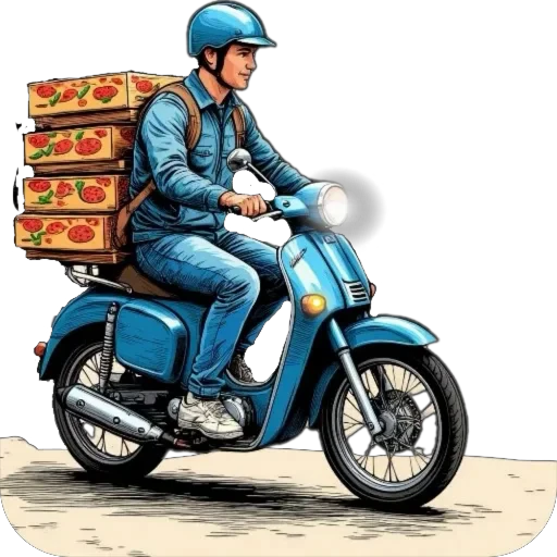 🚗 Стикер «Поговорим о работе» для Telegram
