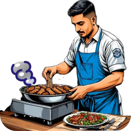 🍲 Стикер «Поговорим о работе» для Telegram