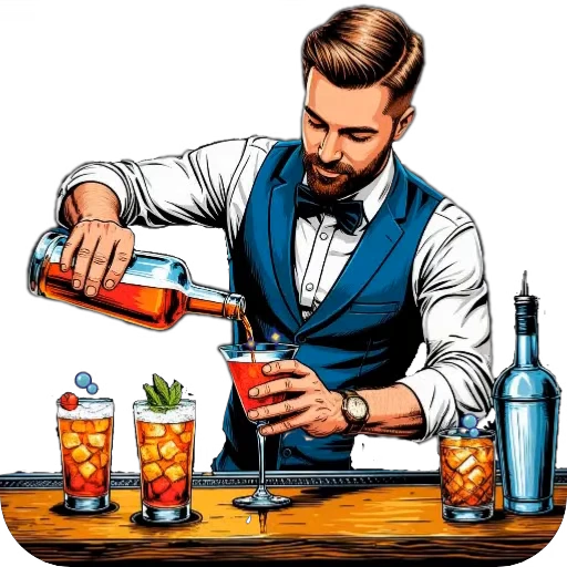 🍷 Стикер «Поговорим о работе» для Telegram