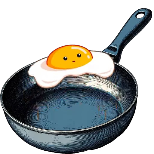 🍳 Стикер «Поговорим о работе» для Telegram