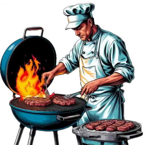 🥩 Стикер «Поговорим о работе» для Telegram