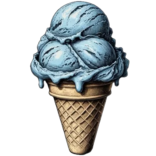 🍦 Стикер «Поговорим о работе» для Telegram