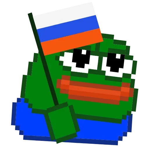 Стикер 19 Пиксельные мемы