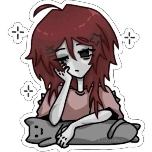 🌙 Стикер «eternal regret» для Telegram