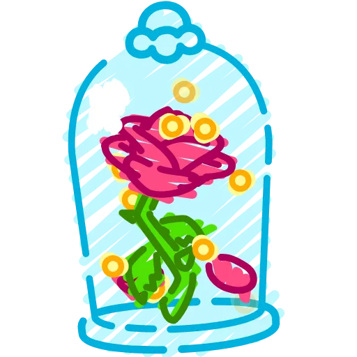 💎 Стикер «Eternal Rose» для Telegram