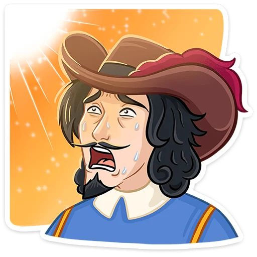 🥵 Стикер «Этьен» для Telegram