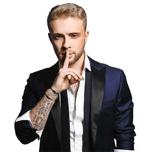 🤫 Стикер «Егор Крид (Egor Krid / Kreed)» для Telegram