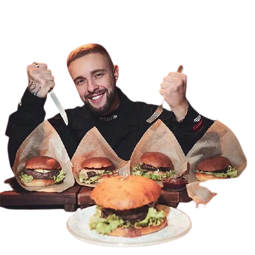🍔 Стикер «Егор Крид (Egor Krid / Kreed)» для Telegram