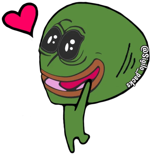 😍 Стикер «ET PEPE» для Telegram