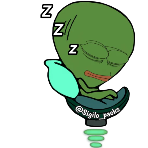 😴 Стикер «ET PEPE» для Telegram