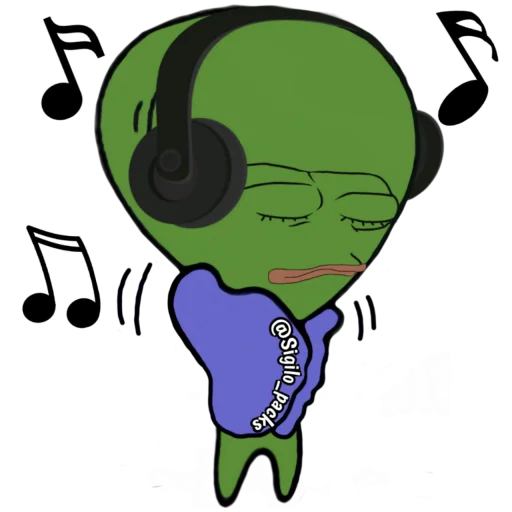🎧 Стикер «ET PEPE» для Telegram
