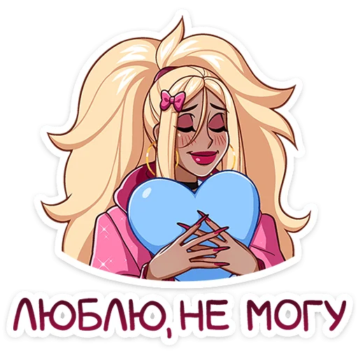 ❤ Стикер «Эцуко» для Telegram