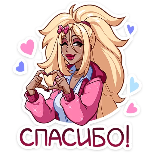☺️ Стикер «Эцуко» для Telegram