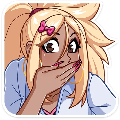😧 Стикер «Эцуко» для Telegram