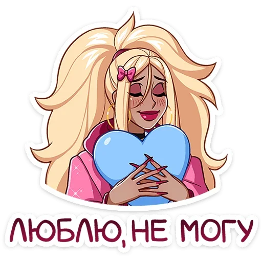 #️⃣ Стикер «Эцуко Etsuko» для Telegram