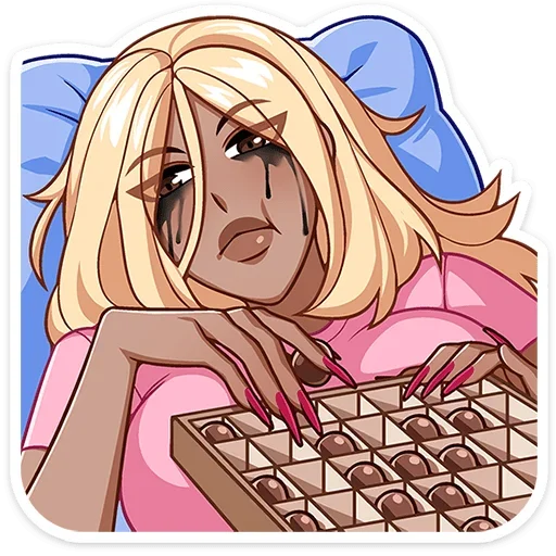 #️⃣ Стикер «Эцуко Etsuko» для Telegram