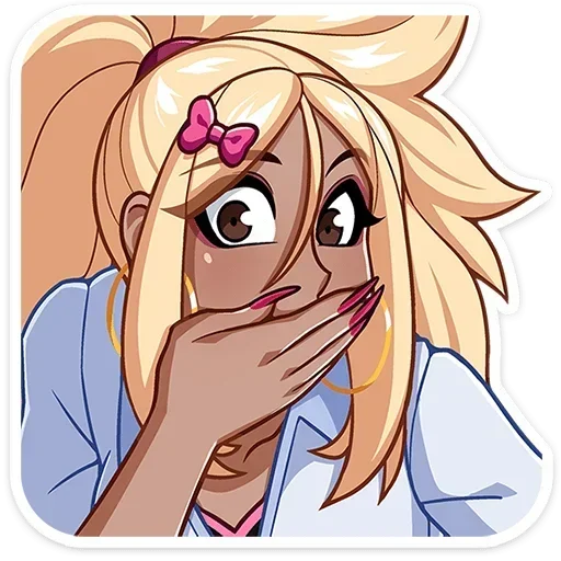 🫢 Стикер «Эцуко без надписей» для Telegram