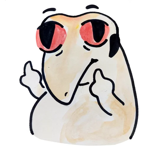 🖕 Стикер «Eublephar Karl» для Telegram
